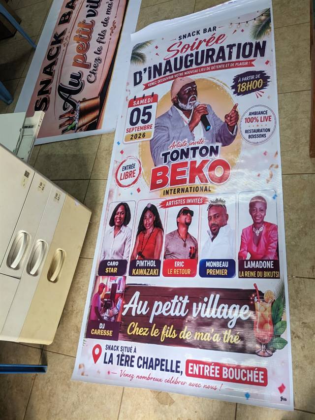 Affiche d'inauguration